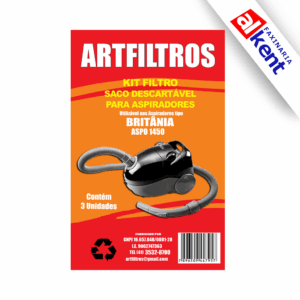 Filtro Descartável para Aspirador Britânia ASPO 1450 com 03 unidades